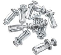 WHAMVOX Set 10 Pezzi Dadi ad Espansione per Porta Cava in Acciaio Inossidabile Argento con Filettatura a Spirale per Fissaggio di Asciugatrici e Condizionatori