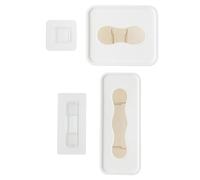 WHAMVOX Set 2 Contenitori Porta Guanti e Maschere in Pp da Muro, Scatole di Stoccaggio Compatte per Fazzoletti Bagnati e Accessori, Organizer Domestico Leggero per Cucina e Bagno