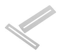 WHAMVOX Set 2 Pezzi Protezioni Lucidatura Tasti Chitarra in Acciaio Inox Cuscinetti Protettivi per Tastiera Strumenti Elettrici e Acustici Accessori Liutaio per Riparazione e Levigatura