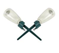 WHAMVOX Sistema di Irrigazione Automatica per Piante da Interno ed Esterno Picchetti Autopompa in Plastica Regolabile, 2 Set per Annaffiatura Efficiente e Comoda
