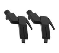 WHAMVOX Supporto Clip Cartuccia per Giradischi in Plastica Nero 2 Pezzi, Accessori Porta-Ago per Gramofono, Adatto a Riproduzione Vinile in Ambienti Domestici