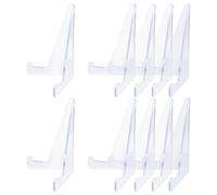 WHAMVOX Supporto Espositore Gioco Plastica da in Carte per Trasparente 10 Pezzi Delicato Unico per Collezioni e Opere D'arte, per Ufficio e Feste