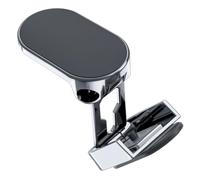 WHAMVOX Supporto Magnetico per Telefono Auto con Ventosa Adesiva e Articolazione Regolabile, Porta Cellulare in ABS e Lega Argento per Auto e Casa
