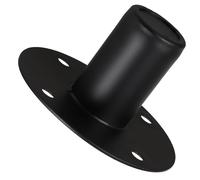 WHAMVOX Supporto per Diffusori in Ferro Nero Forte Capacità di Carico e Foro per Viti alla Base, Base Piatta Pratica per Altoparlanti Fissi da Utilizzare in Casa o Palco