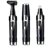 WHAMVOX Tagliacapelli Ricaricabile Multi-funzione per Uomo Rasoio Elettrico con Lame Precise e Istruzioni d'Uso Compatto Nero