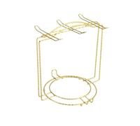 WHAMVOX Tazzine in Acciaio Inossidabile Posti Organizer Cucina e Mensola da Banco Supporto Multifunzione per Tazze e Piattini per Armadietti e