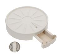 WHAMVOX Vassoio Porta Vasi da Interno Rotondo con Ruote Nascoste e Acqua Rimovibile Supporto Mobile con Design Ventilato per Protezione Radici e Crescita Piante Sana