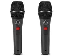 wharfedale DM 5.0 S Coppia microfoni supercardioidi per voce (presentatori, animatori, karaoke, ecc.) con eccellente rapporto prezzo/qualità