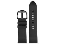 WHARGTSL Cinturino in gomma e silicone for orologio Casio PRG-600YB PRG-650 PRW-6600, accessorio for orologio da uomo, 24 mm.(Black-black-K2,24mm)