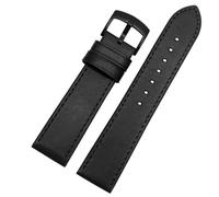 WHARGTSL Misura for Armani Ar1692 1694 1732 1733 1737 1809 cinturino for orologio in vera pelle impermeabile cinturino for orologio resistente al sudore 20mm 22mm(Black-Black,22mm)