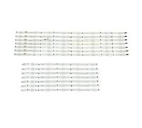 WHARGTSL Striscia di retroilluminazione a LED compatibile per Samsung UE60J6240AK UE60J6240AW UE60J6250SU UE60J6270SU UE60J6272SU UE60J6275SU UE60J6280SU UE60J6282SU