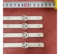 WHARGTSL Striscia LED Adatta for Panasonic TX43FS352B TX43GX555E TX43FS350E TX43GS352B TX43GX551B 43HK25T74 Adatta for Toshiba 43V5863 43T6863 43T5863(4pcs Set for 1 TV)