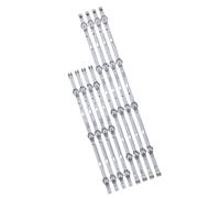 WHARGTSL Striscia LED Adatta for UN43J5000 UA43J5200 UN43J5290 UN43T5300 UA43N5380 UE43N5300 UE43T5300AU UE43J5000AK V5DN-430SMA-R1 430SMB-R1 R2(1 Kit 8 PCS)