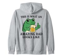 What an Amazing Dad Looks Like - Divertente birra per la festa del papà Felpa con Cappuccio