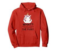 What And I Cannot Stress This Enough The Fuck Unicorn Funny Felpa con Cappuccio