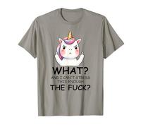 What And I Cannot Stress This Enough The Fuck Unicorn Funny Maglietta