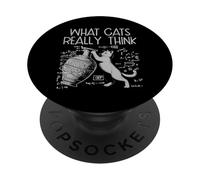 What Cat Really Thinks Matematica Formule Divertenti Uomini Donne Bambini PopSockets PopGrip Adesivo