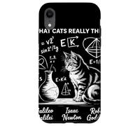 What Cats Really Think Lavagna Gatto Scienza Fisica Umorismo Custodia per iPhone XR