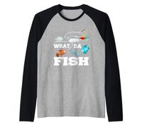 What da Fish Plastica, inquinamento Ambientale dei Pescatori Maglia con Maniche Raglan