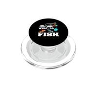 What da fish Plastica, inquinamento ambientale dei pescatori PopSockets PopGrip per MagSafe