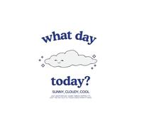 What Day Today: Compact Everyday Planner: Two Days Per Page for Simple, On-the-Go Planning