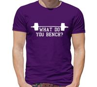 What Do You Bench ? - T-Shirt - Palestra Pesi Sollevamento Divertente ABS,