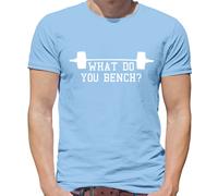 What Do You Bench ? - T-Shirt - Palestra Pesi Sollevamento Divertente ABS,