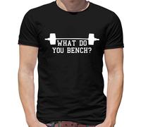 What Do You Bench ? - T-Shirt - Palestra Pesi Sollevamento Divertente ABS,