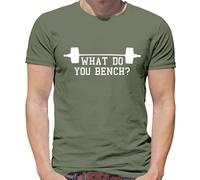 What Do You Bench ? - T-Shirt - Palestra Pesi Sollevamento Divertente ABS,