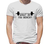 What Do You Bench ? - T-Shirt - Palestra Pesi Sollevamento Divertente ABS,