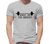What Do You Bench ? - T-Shirt - Palestra Pesi Sollevamento Divertente ABS,