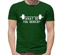 What Do You Bench ? - T-Shirt - Palestra Pesi Sollevamento Divertente ABS,