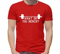 What Do You Bench ? - T-Shirt - Palestra Pesi Sollevamento Divertente ABS,
