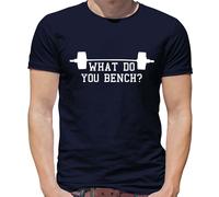 What Do You Bench ? - T-Shirt - Palestra Pesi Sollevamento Divertente ABS,