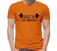 What Do You Bench ? - T-Shirt - Palestra Pesi Sollevamento Divertente ABS,