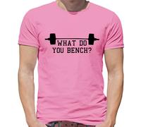 What Do You Bench ? - T-Shirt - Palestra Pesi Sollevamento Divertente ABS,