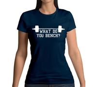 What Do You Bench ? - T-Shirt - Palestra Pesi Sollevamento Divertente ABS Da