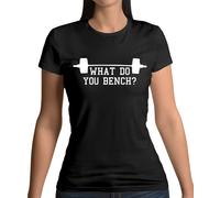 What Do You Bench ? - T-Shirt - Palestra Pesi Sollevamento Divertente ABS Da