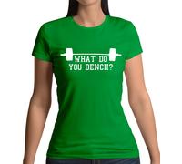 What Do You Bench ? - T-Shirt - Palestra Pesi Sollevamento Divertente ABS Da