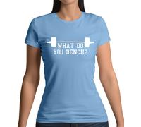 What Do You Bench ? - T-Shirt - Palestra Pesi Sollevamento Divertente ABS Da