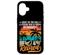 What Do You Call A Person Who Is Happy On Mondays? Retired Custodia per iPhone 16