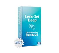 Let's Get Deep: Friends Edition by Relatable, divertente gioco di carte di gruppo, facile gioco per adulti per la notte di gioco, perfetto per giochi di festa con gli amici, include 400 carte domanda,