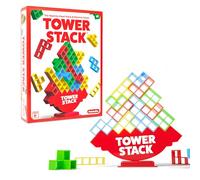 What Do You Meme? Tower Stack - Sfida impilabile testa a testa, giochi di bilanciamento per bambini e adulti 8+, giochi divertenti per famiglie di Relatable & Games4two, per 1-4 giocatori, grigio