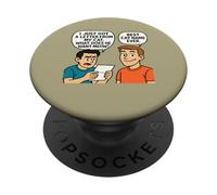 What Does He Want Meow - Divertente gioco di parole di gatto PopSockets PopGrip Adesivo