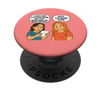 What Does He Want Meow - Divertente gioco di parole di gatto PopSockets PopGrip Adesivo
