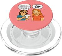 What Does He Want Meow - Divertente gioco di parole di gatto PopSockets PopGrip per MagSafe