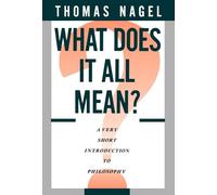 Thomas Nagel What Does It All Mean? (Copertina rigida)