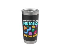 What Doesn't Kill You Mutates and Tries Again Funny Biology Bicchiere termico in acciaio inox doppia parete