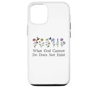 What God Cannot Do Does Not Exist Sign Christian God Quote Custodia per iPhone 12/12 Pro