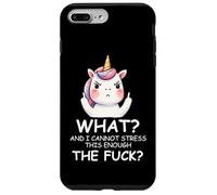What & I Cannot Stress This Enough The Fck Sign Fuck Unicorn Custodia per iPhone 7 Plus/8 Plus